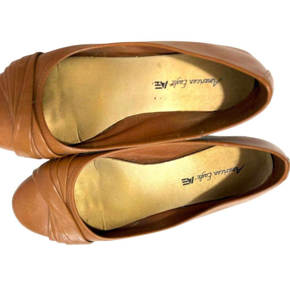 American Eagle Flats - Size 9 - Light Brown/Tan Neutral - Classic - Picture 2 of 8